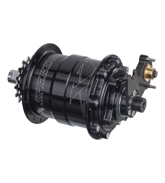 Piasta ROHLOFF SPEEDHUB 500/14 A12 DB OEM2 XL 32 otw. Czarna, Zestaw (Pod Sztywną Oś/Hamulec Tarczowy/Adapter OEM2/O.L.D.197mm) (NEW)