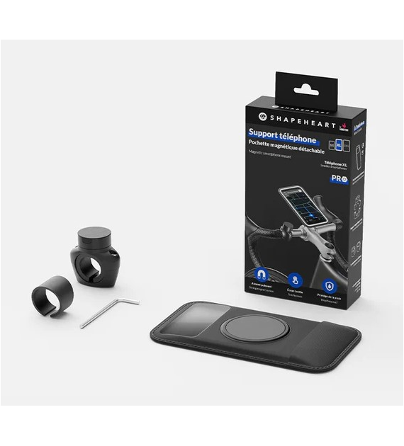Uchwyt rowerowy na telefon SHAPEHEART PRO XL, Mocowanie na kierownicy (NEW)