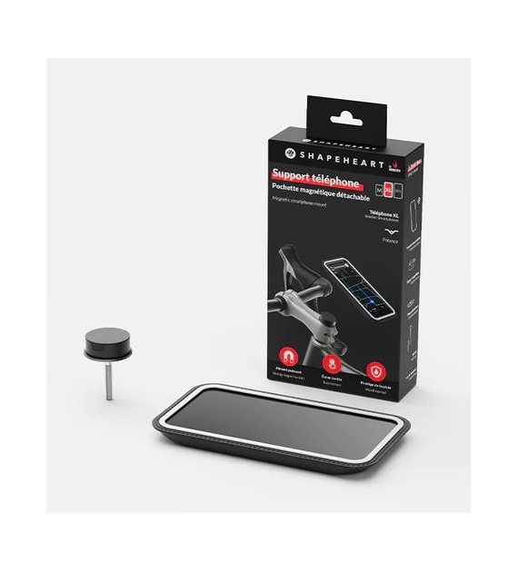 Uchwyt rowerowy na telefon SHAPEHEART STEM XL, Mocowanie na kapsel sterów (NEW)
