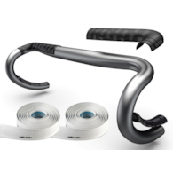 Owijka 2.5mm + wkładki piankowe na kierownicę SELLE ITALIA Shock Absorber kit, Biała (NEW)