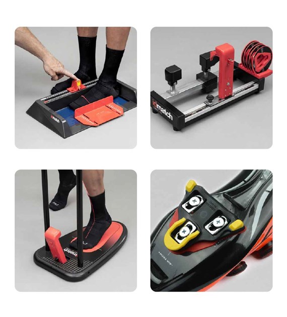 Zestaw IDMATCH FOOTKIT PREMIUM V2 (Pomiar Stopy, Analiza nastawienia przodostopia, Ustawianie pozycji bloków, Podkładki dystansowe bloków) (NEW)