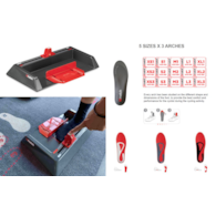 Zestaw IDMATCH FOOTBED SHOP STARTING KIT - Footmeter included (Zestaw 50 szt. wkładek + Narzędzie pomiaru stopy z podkładką termiczną) (NEW)