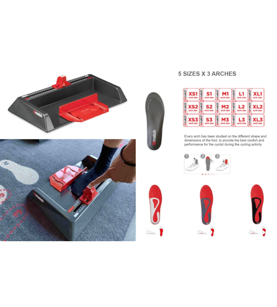 Zestaw IDMATCH FOOTBED SHOP STARTING KIT - Footmeter included (Zestaw 50 szt. wkładek + Narzędzie pomiaru stopy z podkładką termiczną) (NEW)