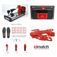 Zestaw IDMATCH SHOP FOOTKIT REGULAR + FOOTBED STARTING KIT 50PCS (Pomiar Stopy, Ustawianie pozycji bloków, Podkładki dystansowe bloków, 50 wkładek) (NEW)
