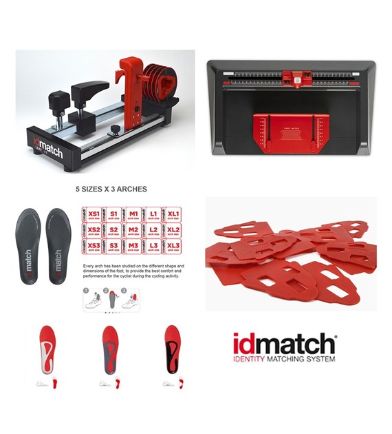 Zestaw IDMATCH SHOP FOOTKIT REGULAR + FOOTBED STARTING KIT 50PCS (Pomiar Stopy, Ustawianie pozycji bloków, Podkładki dystansowe bloków, 50 wkładek) (NEW)