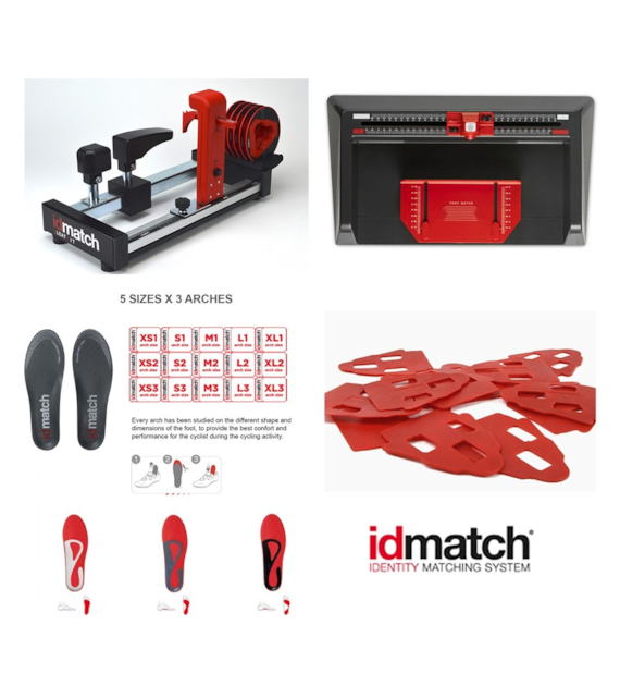 Zestaw IDMATCH SHOP FOOTKIT REGULAR + FOOTBED STARTING KIT 50PCS (Pomiar Stopy, Ustawianie pozycji bloków, Podkładki dystansowe bloków, 50 wkładek) (NEW)