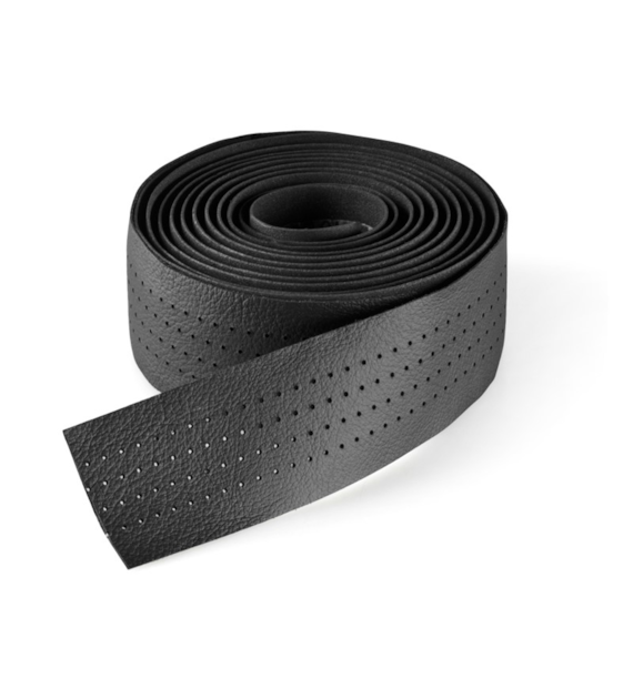 Owijka na kierownicę SELLE ITALIA SMOOTAPE CLASSICA BLACK, 2,5mm, Żel, Perforowana skóra, Czarna (NEW)