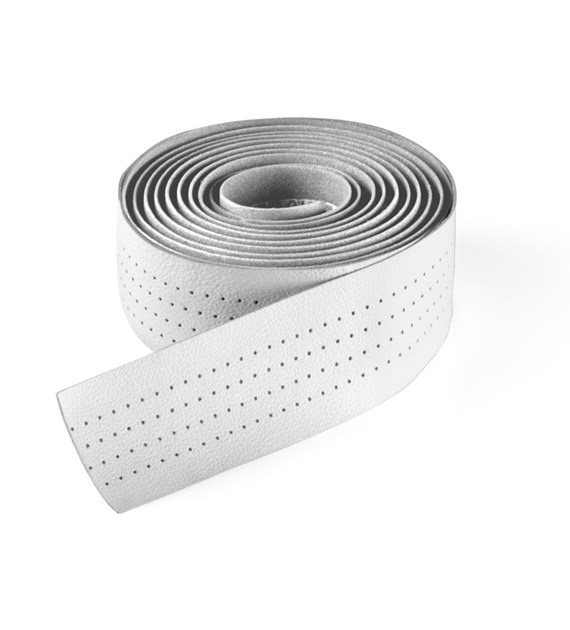 Owijka na kierownicę SELLE ITALIA SMOOTAPE CLASSICA WHITE, 2,5mm, Żel, Perforowana skóra, Biała (NEW)
