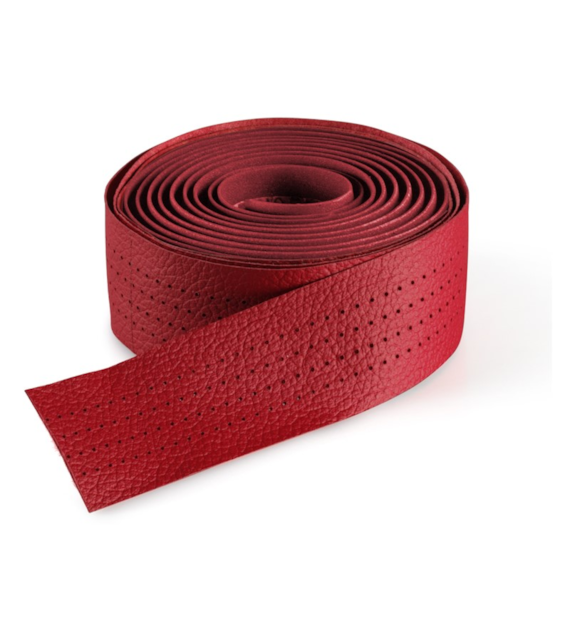 Owijka na kierownicę SELLE ITALIA SMOOTAPE CLASSICA RED, 2,5mm, Żel, Perforowana skóra, Czerwona (NEW)