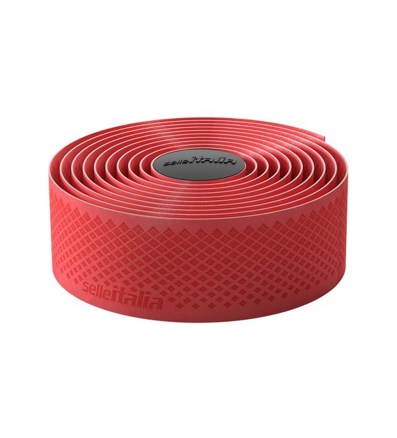 Owijka na kierownicę SELLE ITALIA SG-TAPE RED, 3mm, Pianka PU-Żel-Lycra, Czerwona, 35g (NEW).