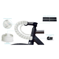 Owijka na kierownicę SELLE ITALIA SE OPAL WHITE, 2,5mm, 30x2000mm, Edycja Limitowana, 130g (NEW)