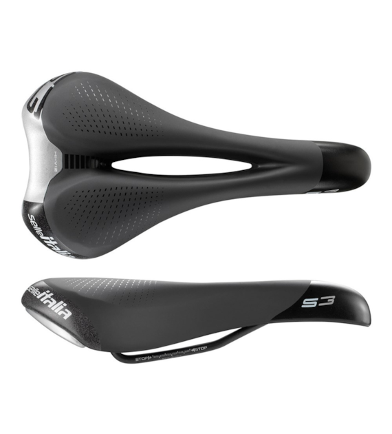 Siodło SELLE ITALIA SPORTOURING S 3 FLOW L2, 280x160mm, Pręty Fec Alloy, Hi-Viz, Żel, 367g (NEW).