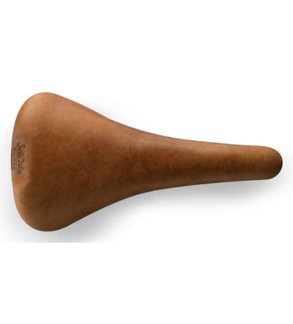 Siodło SELLA ITALIA HERITAGE FLITE RACER LIGHT BROWN L (id match L1), Pręty TI316, Skóra, Waga 230g, Jasny Brąz (NEW)