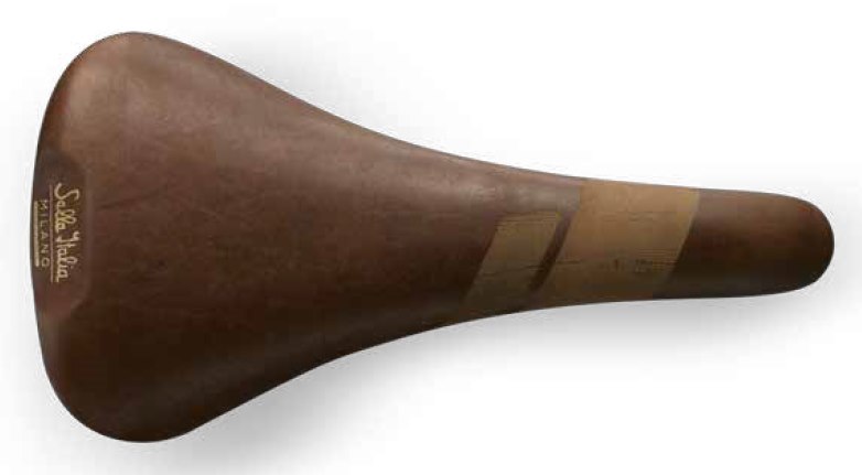 Siodło SELLA ITALIA HERITAGE FLITE BULLITT BROWN L (id match L1), Pręty TI316, Skórzane, Brązowe, 230g (NEW)