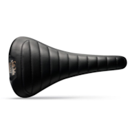 Siodło SELLA ITALIA HERITAGE FLITE BONNIE BLACK L (id match L1), Pręty TI316, Skóra, Waga 230g, Czarne (NEW)