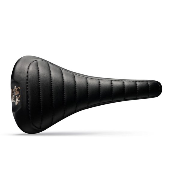 Siodło SELLA ITALIA HERITAGE FLITE BONNIE BLACK L (id match L1), Pręty TI316, Skórzane, Czarne, 230g (NEW)