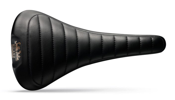 Siodło SELLA ITALIA HERITAGE FLITE BONNIE BLACK L (id match L1), Pręty TI316, Skórzane, Czarne, 230g (NEW)