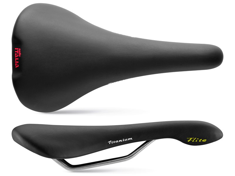 Siodło SELLE ITALIA HERITAGE FLITE 1990 L (id match L1), Pręty Titanium, Skóra, 230g czarne (NEW)