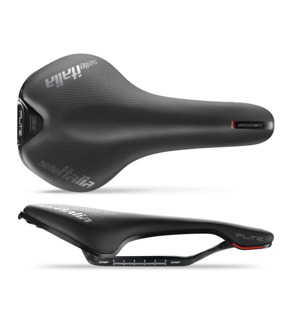 Siodło SELLE ITALIA FLITE BOOST KIT CARBONIO S (id match S1), Pręty Carbon, Waga 173g (NEW)