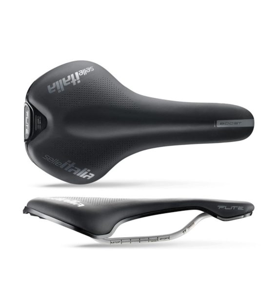 Siodło SELLE ITALIA FLITE BOOST TI316 L (id match L1), Pręty TI316, Waga 218g (NEW).