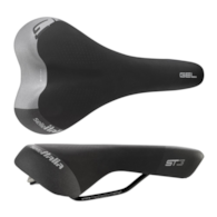 Siodło SELLE ITALIA SPORTOURING ST 3 S1, 270x160mm, Pręty Fec Alloy, Hi-Viz, Żel, 444g (NEW).