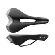 Siodło SELLE ITALIA SPORTOURING ST 3 SUPERFLOW S3, 270x160mm, Pręty Fec Alloy, Hi-Viz, Żel, 406g (NEW).