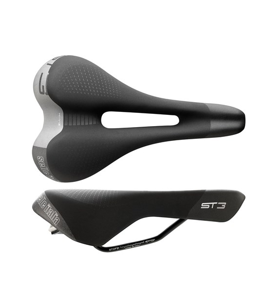 Siodło SELLE ITALIA SPORTOURING ST 3 SUPERFLOW S (id match S3), Fec Alloy Rail, Soft-Tek, Light Gel, 406g (NEW)