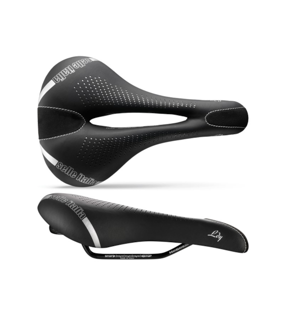 Siodło SELLE ITALIA SPORTOURING LADY GEL TM FLOW L2, 262x160mm, Pręty Manganowe, Żel, 310g (NEW)