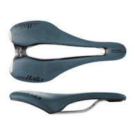 Siodło SELLE ITALIA SLR BOOST GRAVEL TI316 SUPERFLOW S (id match S3), Pręty TI316, Waga 204g, Niebieskie (NEW).
