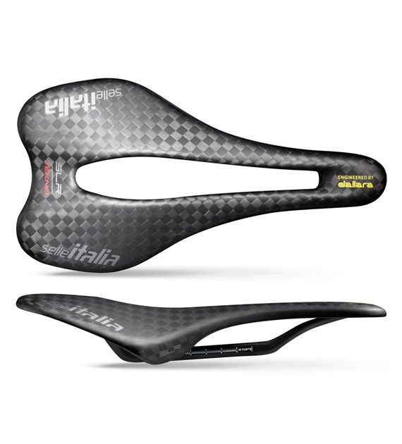 Siodło SELLE ITALIA SLR BOOST TEKNO SUPERFLOW S (id match S3), Carbon Rail+10mm, Carbon, 95g (NEW)