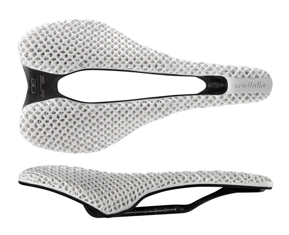 Siodło SELLE ITALIA SLR BOOST 3D WHITE KIT CARBONIO SUPERFLOW S (id match S3), White Limited Edition, 166g (NEW)