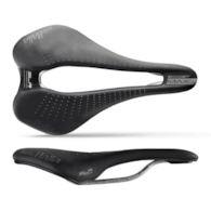 Siodło SELLE ITALIA SPORTOURING MAX SLR BOOST GEL TI316 SUPERFLOW, 248x155mm, Pręty TI316, Żel, 218g (NEW).