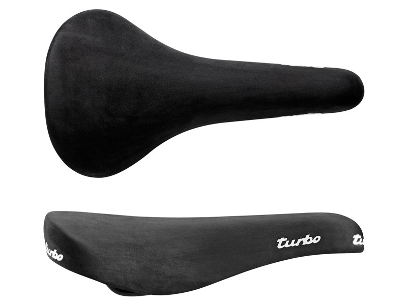 Siodło SELLE ITALIA HERITAGE TURBO 1980 L (id match L1), Pręty Fec Alloy, Skóra Nubuk, Czarne, 370g (NEW)