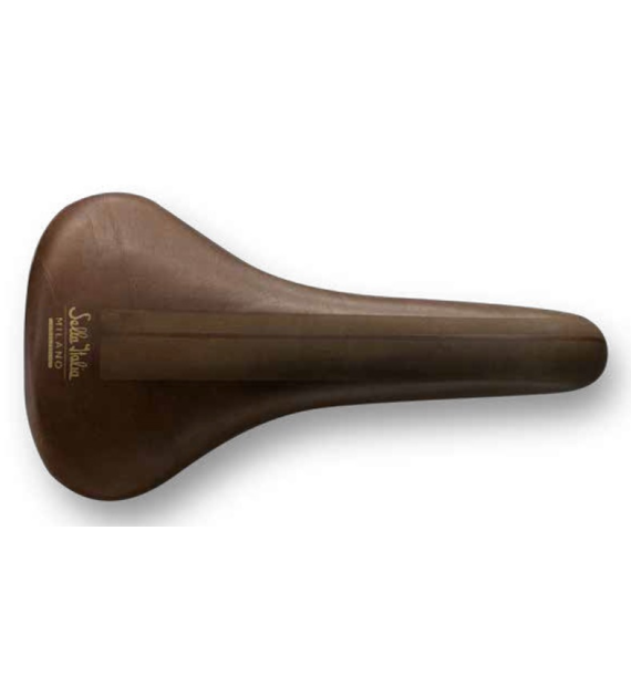 Siodło SELLA ITALIA HERITAGE TURBO BULLITT BROWN L (id match L1), Pręty Steel, Skóra, Waga 358g, Brązowe (NEW)