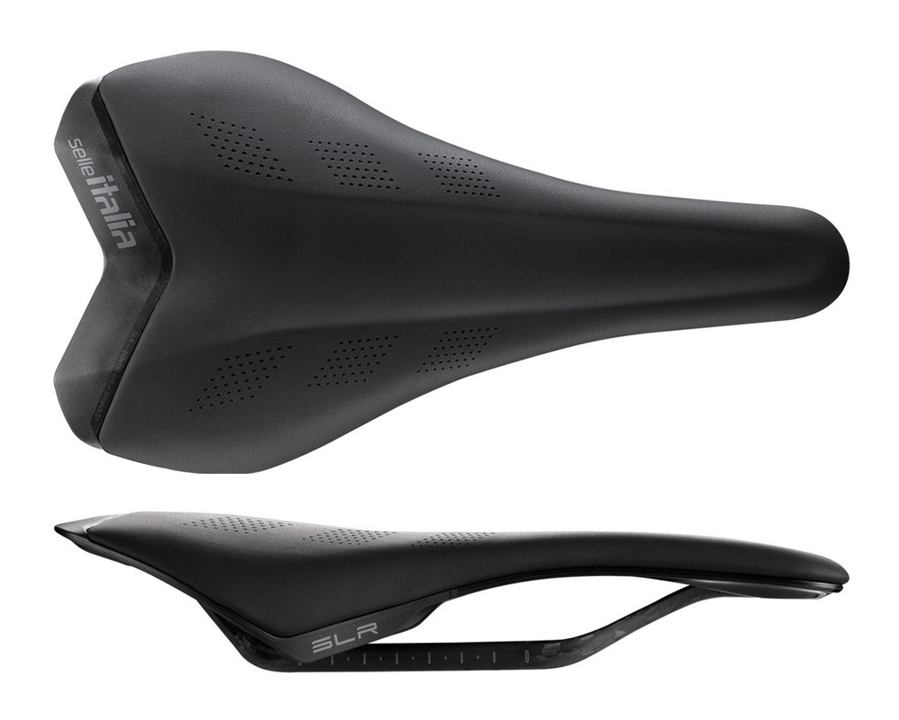 Siodło SELLE ITALIA SLR CARBON S1, Pręty Carbon, Waga 135g (NEW 2026)