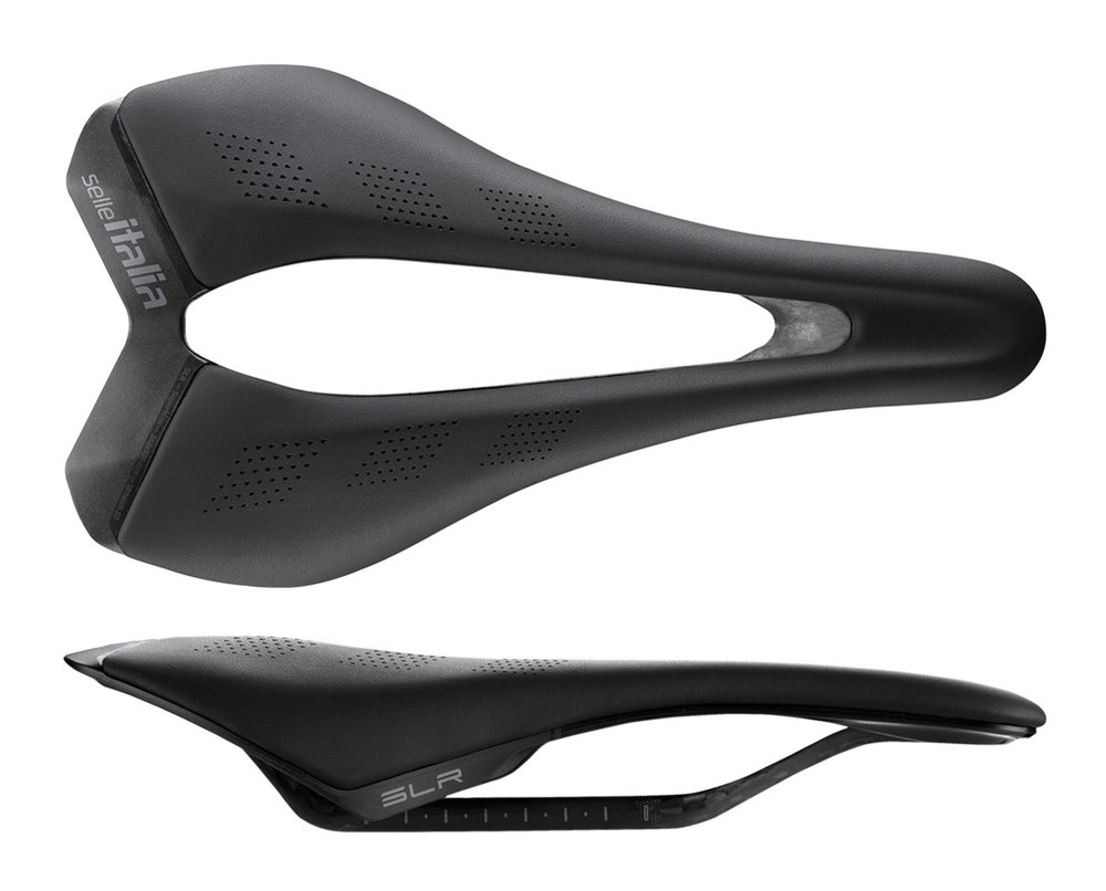 Siodło SELLE ITALIA SLR CARBON S3, Pręty Carbon, Waga 118g (NEW 2026)