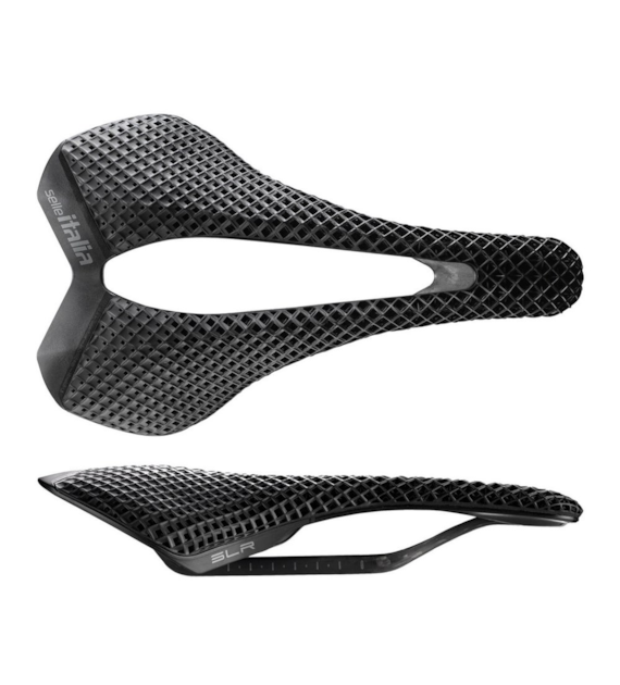 Siodło SELLE ITALIA SLR 3D CARBON L3, Pręty Carbon, Waga 143g (NEW 2026)