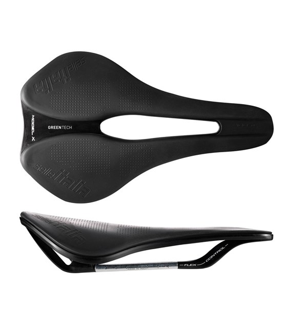 Siodło SELLE ITALIA MODEL X, Superflow L (id match L3), FeC Alloy Rail, 315g, Czarne (NEW 2025)