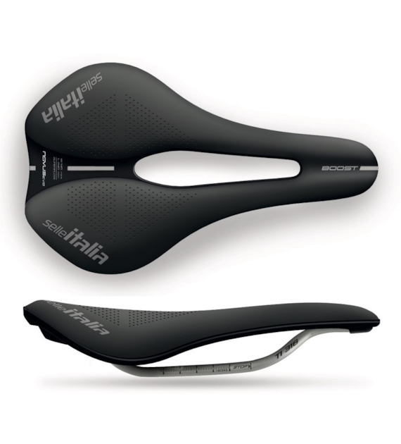 Siodło SELLE ITALIA NOVUS BOOST EVO TI316 SUPERFLOW L (id match L3), Pręty TI316, Waga 200g (NEW)
