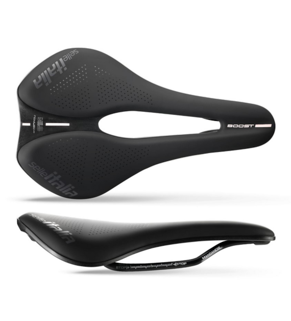 Siodło SELLE ITALIA NOVUS BOOST EVO TM SUPERFLOW L (id match L3), Pręty Manganese, Waga 255g (NEW)
