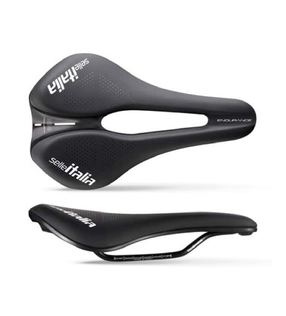 Siodło SELLE ITALIA NOVUS BOOST EVO ENDURANCE TM SUPERFLOW L (id match L3), Pręty Manganese, Waga 242g (NEW)