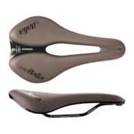 Siodło SELLE ITALIA NOVUS BOOST EVO GRAVEL TM SUPERFLOW L (id match L3), Pręty Manganese, Waga 242g, Brązowe (NEW)