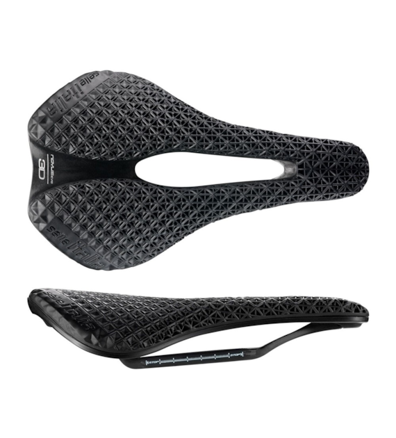 Siodło SELLE ITALIA NOVUS BOOST EVO 3D KIT CARBONIO SUPERFLOW L (id match L3), Pręty Carbon, 210g (NEW)