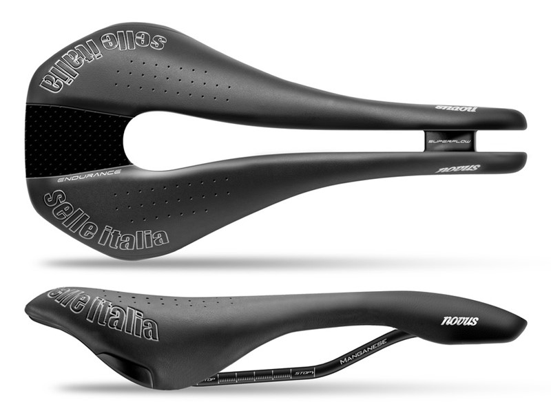 Siodło SELLE ITALIA NOVUS ENDURANCE TM SUPERFLOW S (id match S3), 306g (NEW).