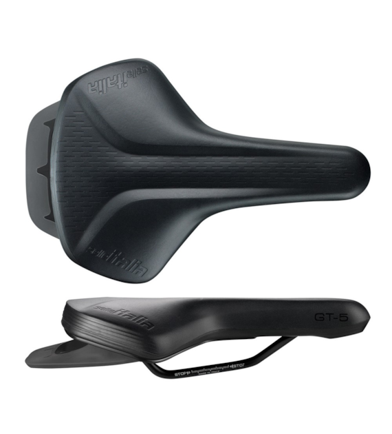 Siodło SELLE ITALIA SPORTOURING GT-5 FLOW L2, 250x180mm, Pręty FeC Alloy, Pianka EVA, 329g (NEW)