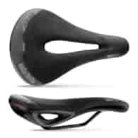 Siodło SELLE ITALIA SPORTOURING ST 7 SUPERFLOW L3, 250x165mm, Pręty Fec Alloy, Hi-Viz, Żel, 475g (NEW).