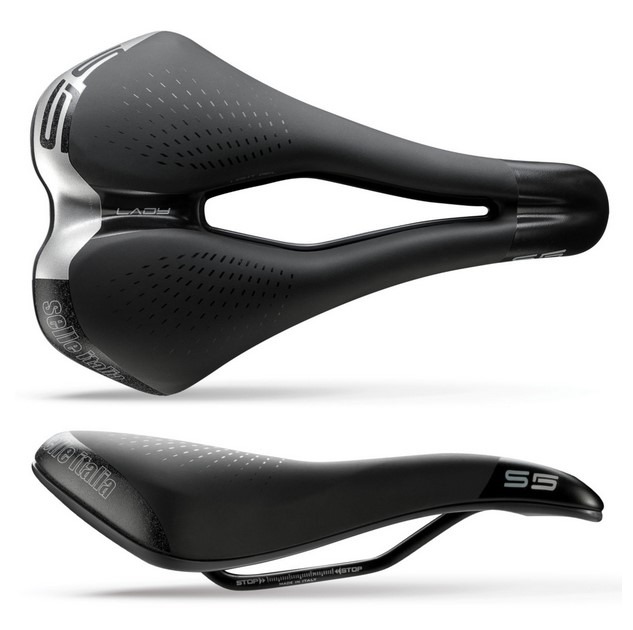 Siodło SELLE ITALIA SPORTOURING S 5 LADY SUPERFLOW L (id match L3), Fec Alloy Rail, Light Gel, 325g (NEW)