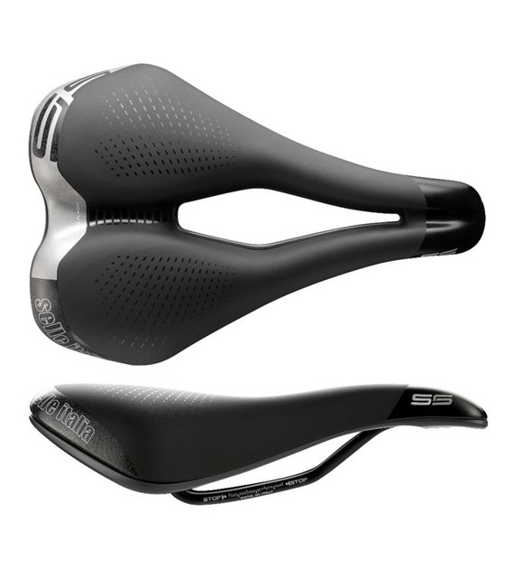 Siodło SELLE ITALIA SPORTOURING MAX S 5 SUPERFLOW L (id match L3), Fec Alloy Rail, Soft-Tek, Light Gel, 350g (NEW)