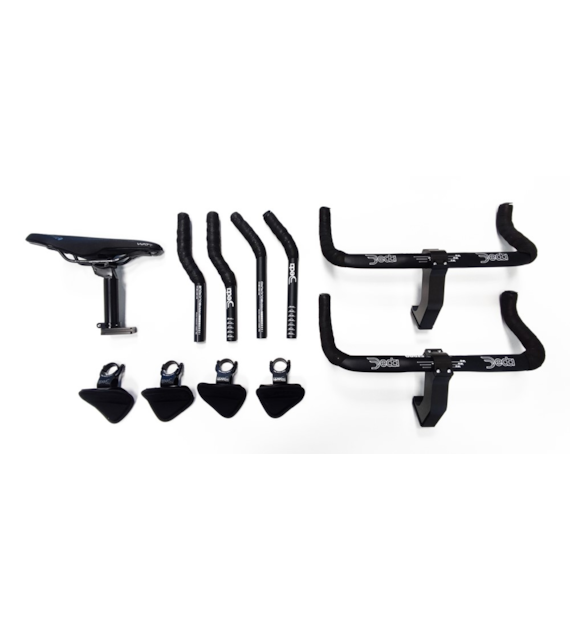 Zestaw IDMATCH EXTRA ACCESSORIES PACK TT (siodełko WATT, 2x kierownica czasowa z lemondką) (NEW)