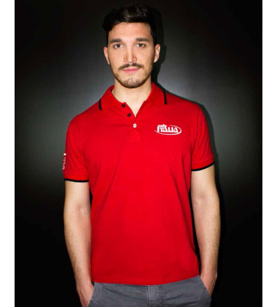 Polo T-Shirt SELLE ITALIA Red roz. S (NEW).